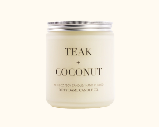 TEAK + COCONUT CANDLE